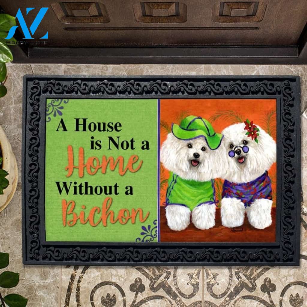 Bichon Frise Aloha House Is Not a Home Doormat - 18