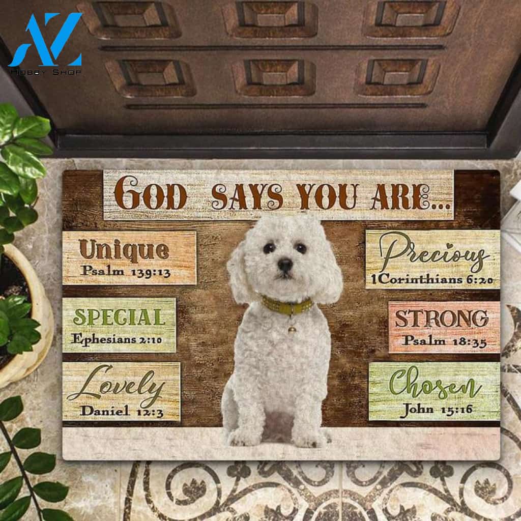 Bichon Frise God Says You Are Doormat