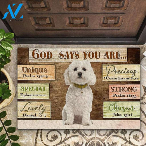 Bichon Frise God Says You Are Doormat