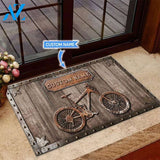 Bicycle Classical Wood Pattern Custom Doormat | Welcome Mat | House Warming Gift
