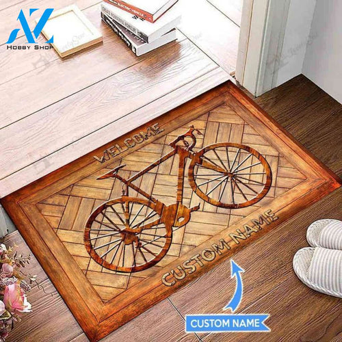 Bicycle Welcome Custom Doormat | Welcome Mat | House Warming Gift
