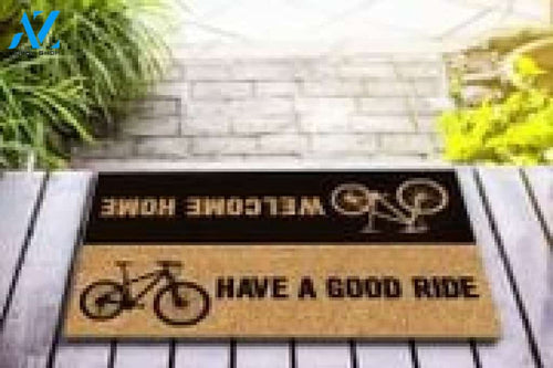 Bicycle Welcome Home Funny Indoor And Outdoor Doormat Warm House Gift Welcome Mat Gift For Bicycle Lovers
