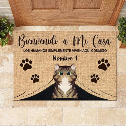 Bienvenido A Mi Casa Spanish - Personalized Doormat Door