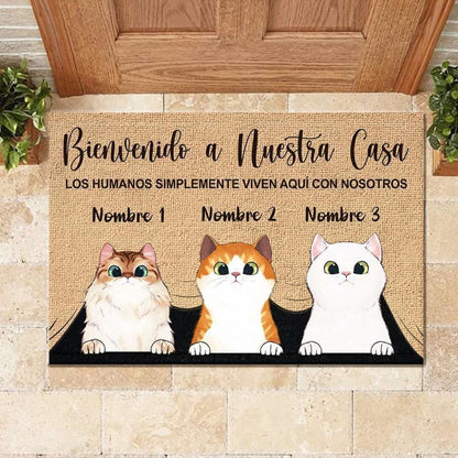 Bienvenido A Mi Casa Spanish - Personalized Doormat Door