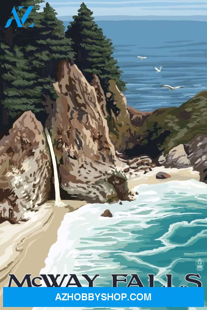 Big Sur Coast California Mcway Falls