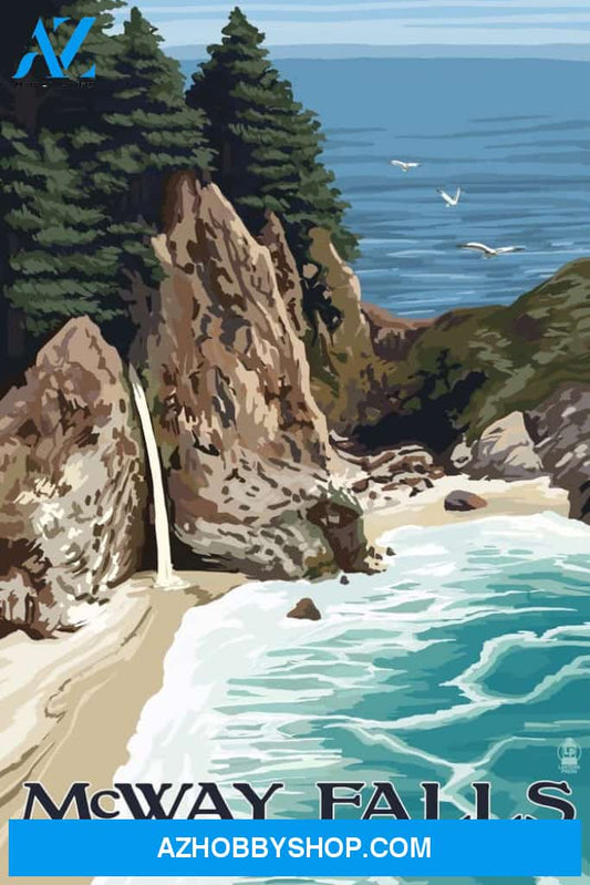 Big Sur Coast California Mcway Falls