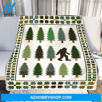 Bigfoot Blanket, Bigfoot Forest, Bigfoot Lover