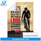 Bike Racing Blanket, Mink Blanket, Blanket,Special present