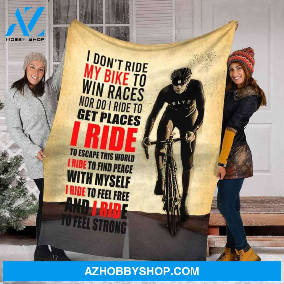 Bike Racing Blanket, Mink Blanket, Blanket,Special present