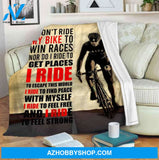 Bike Racing Blanket, Mink Blanket, Blanket,Special present