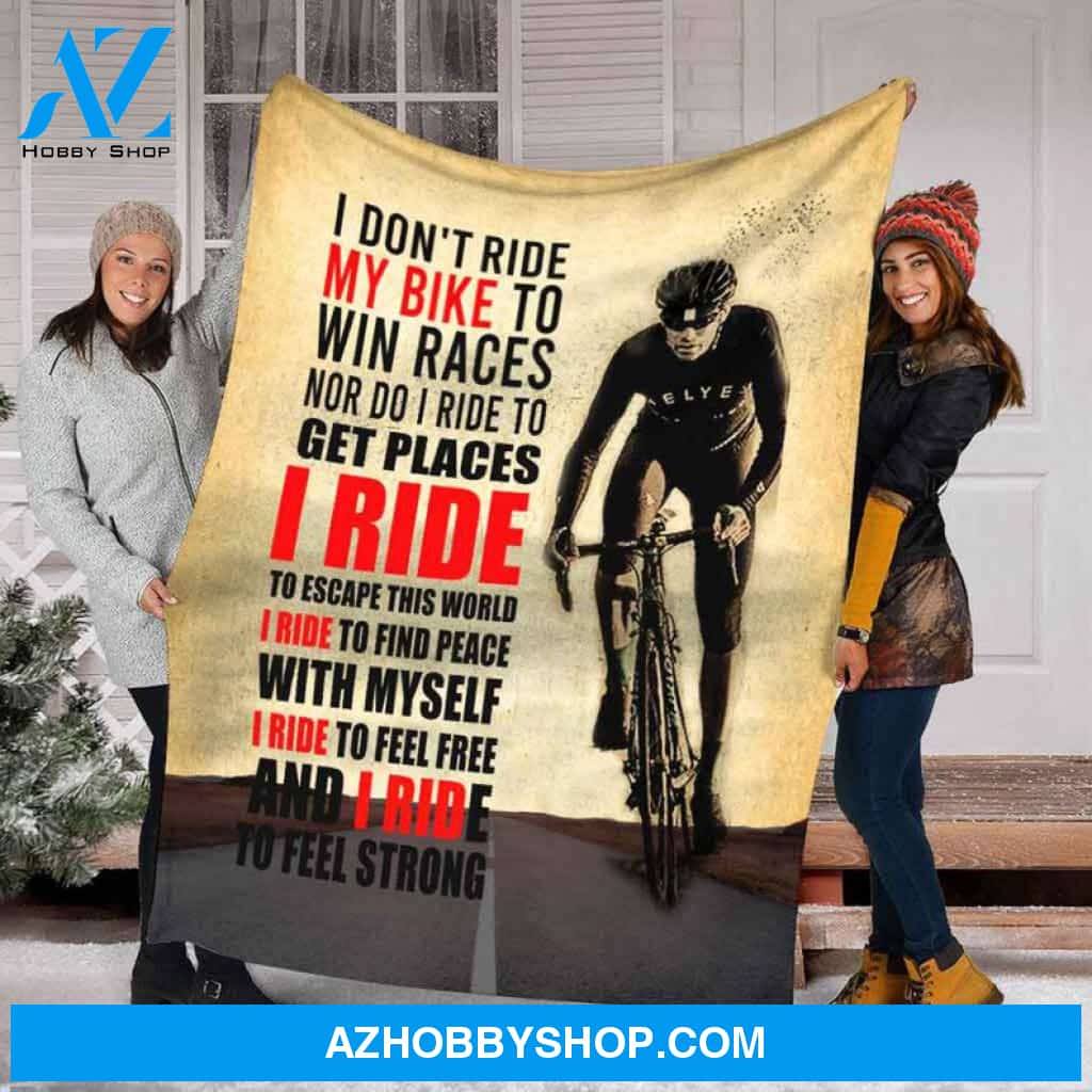 Bike Racing Blanket, Mink Blanket, Blanket,Special present