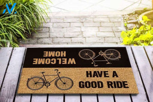 Biker Have a good ride Doormat | Welcome Mat | House Warming Gift