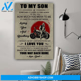 G- Biker poster - Dad to son - Your way back home v2