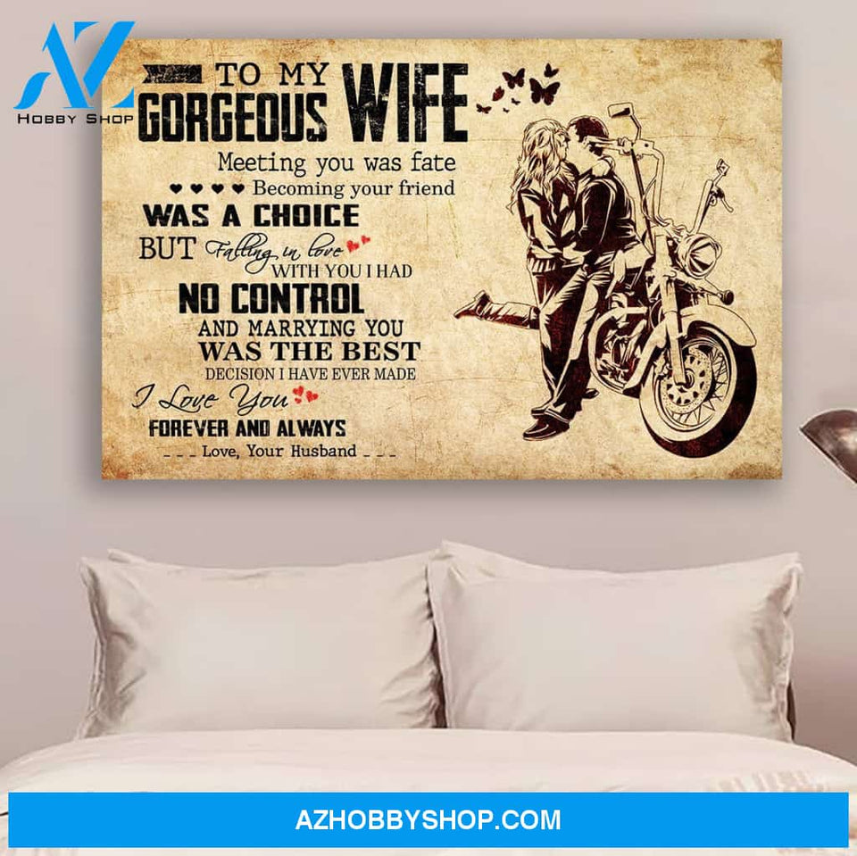 G- Biker poster - Husband to wife - Meeting you was fate