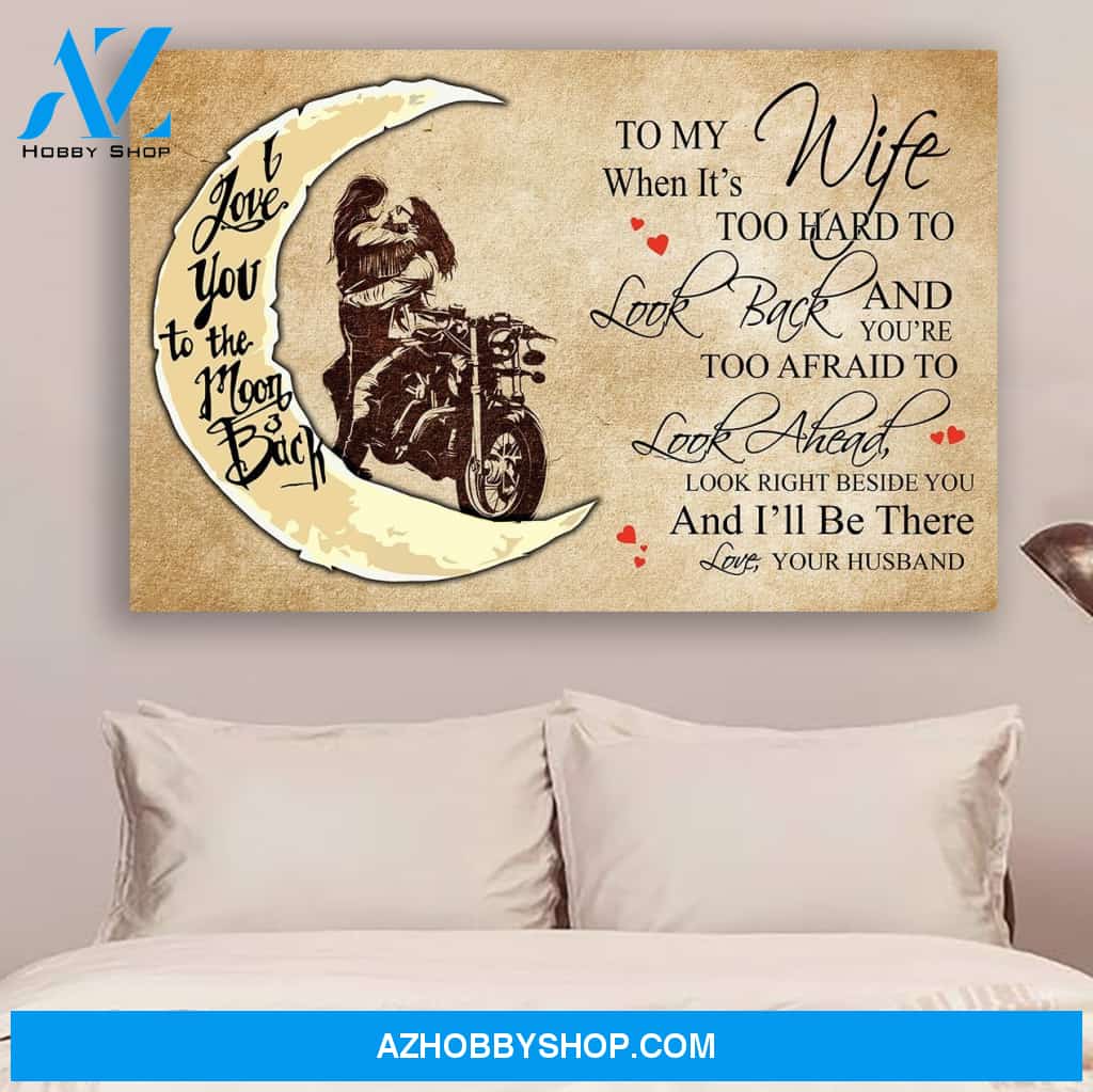 G- Biker Poster - Husband to Wife - When It's too hard