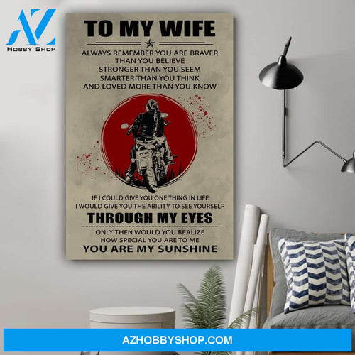 G-Biker poster - Husband to wife - You are my sunshine