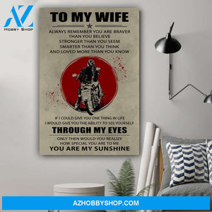 G-Biker poster - Husband to wife - You are my sunshine