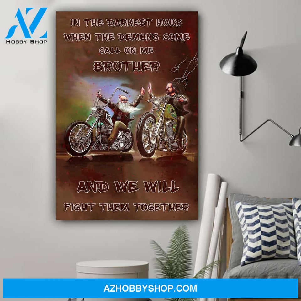 G-Biker poster - In the darkest hour