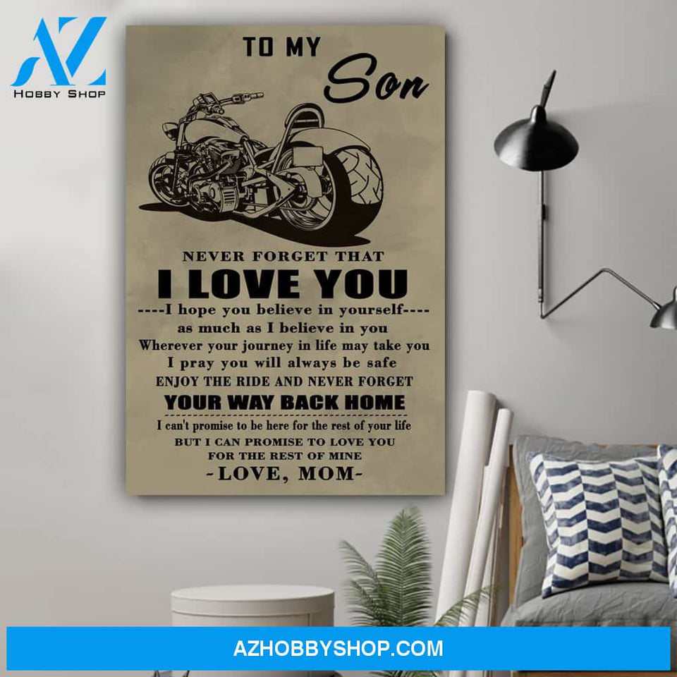 G-Biker poster - Mom to Son - Your way back home