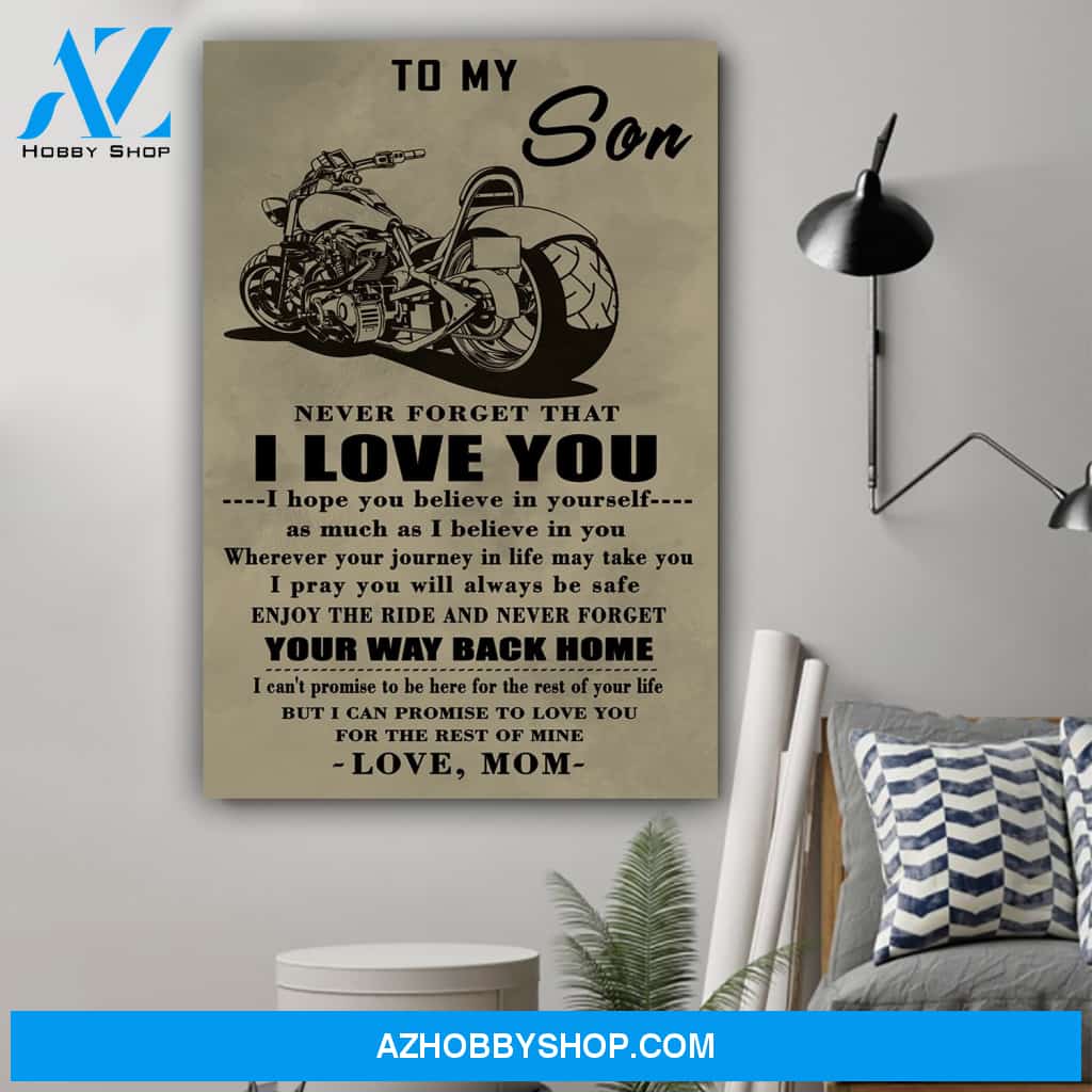 G-Biker poster - Mom to Son - Your way back home
