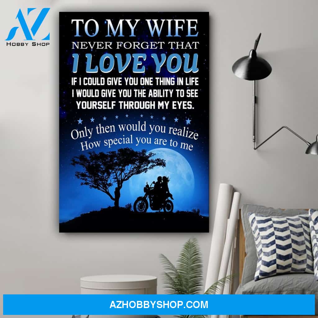 G-Biker poster - To my wife - I love you
