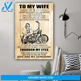 G-Biker poster - To my wife - You are braver