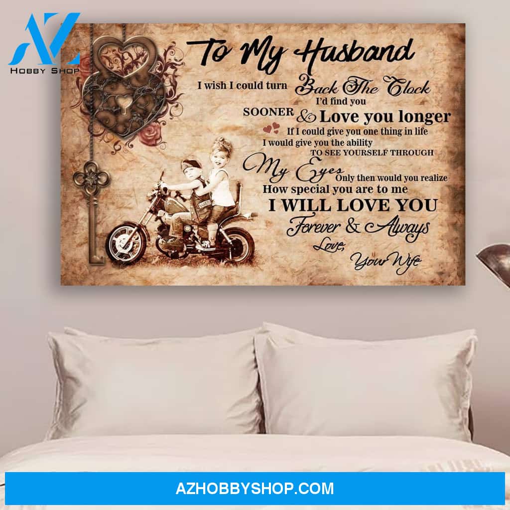 G- Biker poster - Wife to Husband - I will love you