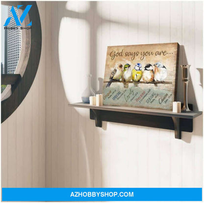Bird Canvas - Hanging Art For Living Room