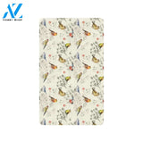 Bird Watercolor Design Pattern Rubber Doormat