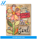 Birds Then Sings My Soul Wall Art Canvas Prints, Wall Decor Visual Art