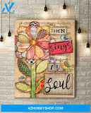 Birds Then Sings My Soul Wall Art Canvas Prints, Wall Decor Visual Art