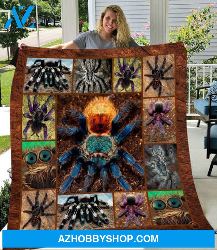 Birthday Blanket, Love Tarantula Fleece Blanket