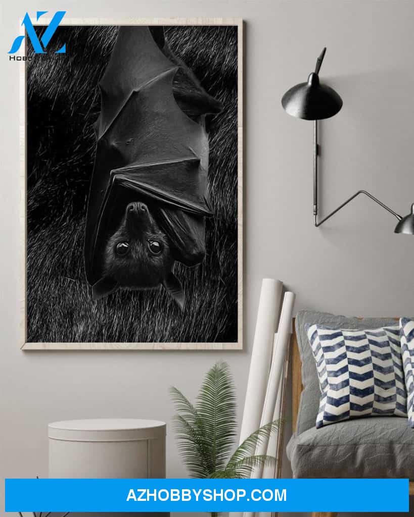 Black Bat Fur Texture poster