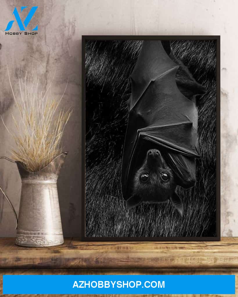 Black Bat Fur Texture poster