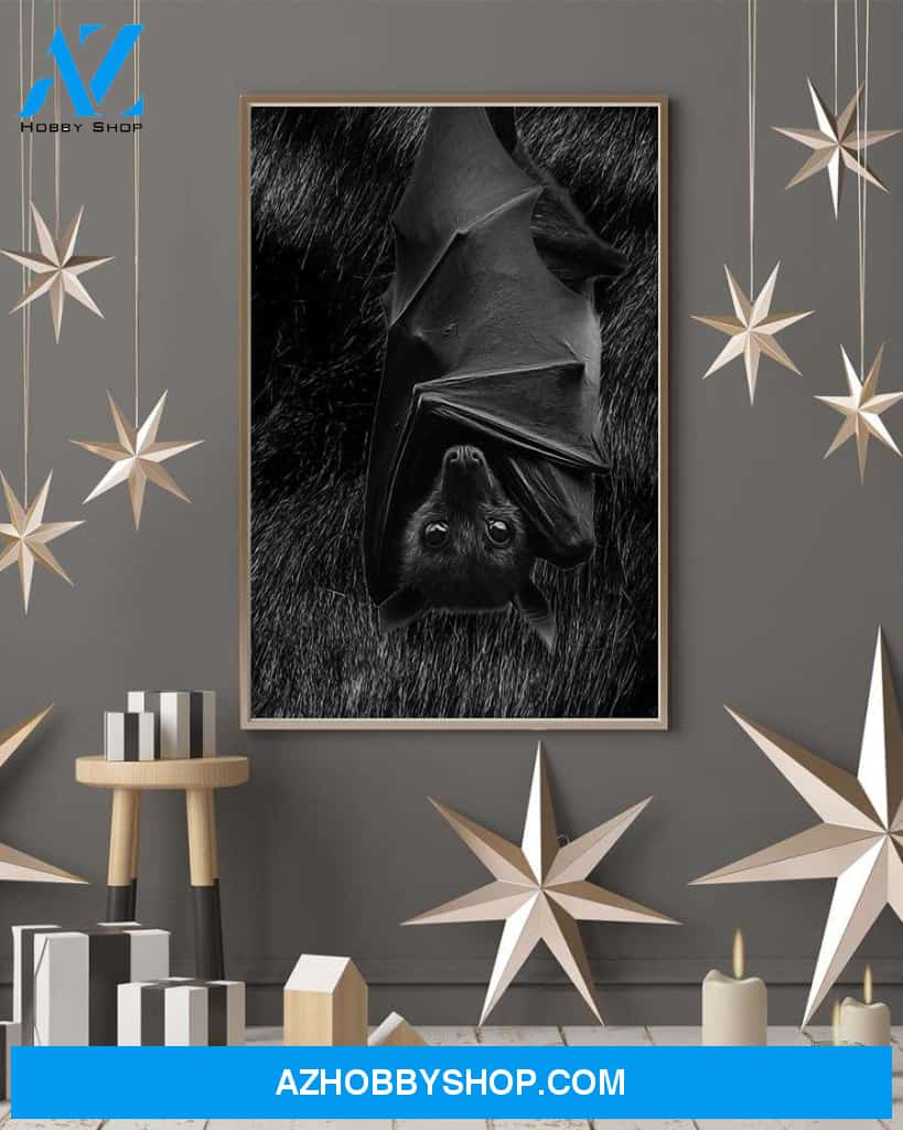 Black Bat Fur Texture poster