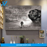 Black Labrador Dog Canvas Prints Wall Art - Matte Canvas