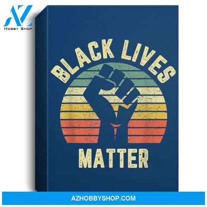 Black Lives Matter Cool Retro Design For Blm Portrait Canvas