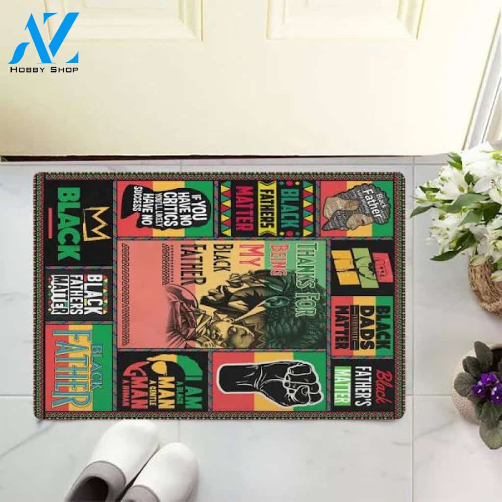 Black Lives Matter Door Mat, New Home Gift, Housewarming Gift, Indoor Mat, Super Absorbent, Non Slip