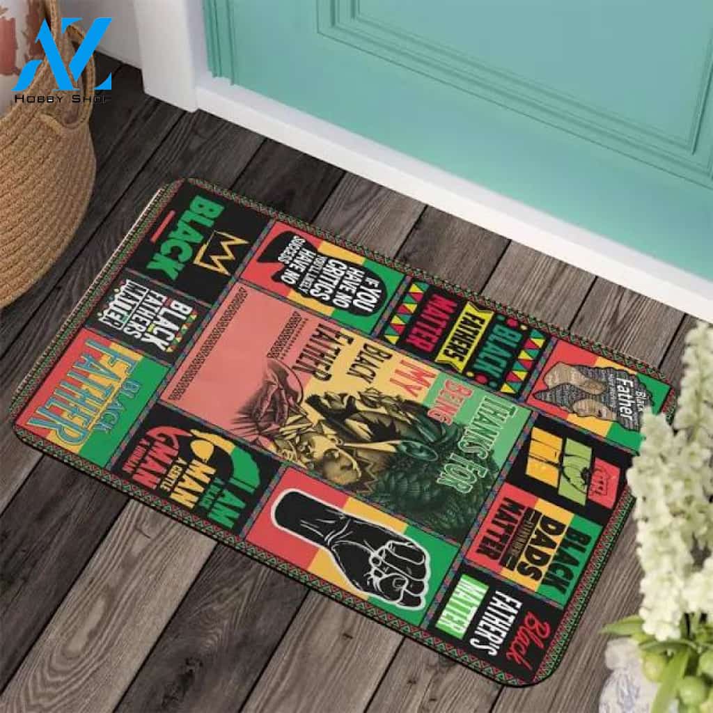 Black Lives Matter Door Mat, New Home Gift, Housewarming Gift, Indoor Mat, Super Absorbent, Non Slip