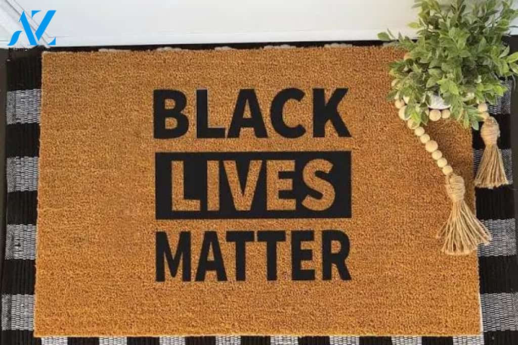 Black Lives Matter Doormat - Culture Doormat - Equality - Outdoor Doormat - Sublimation Doormat - Black owned