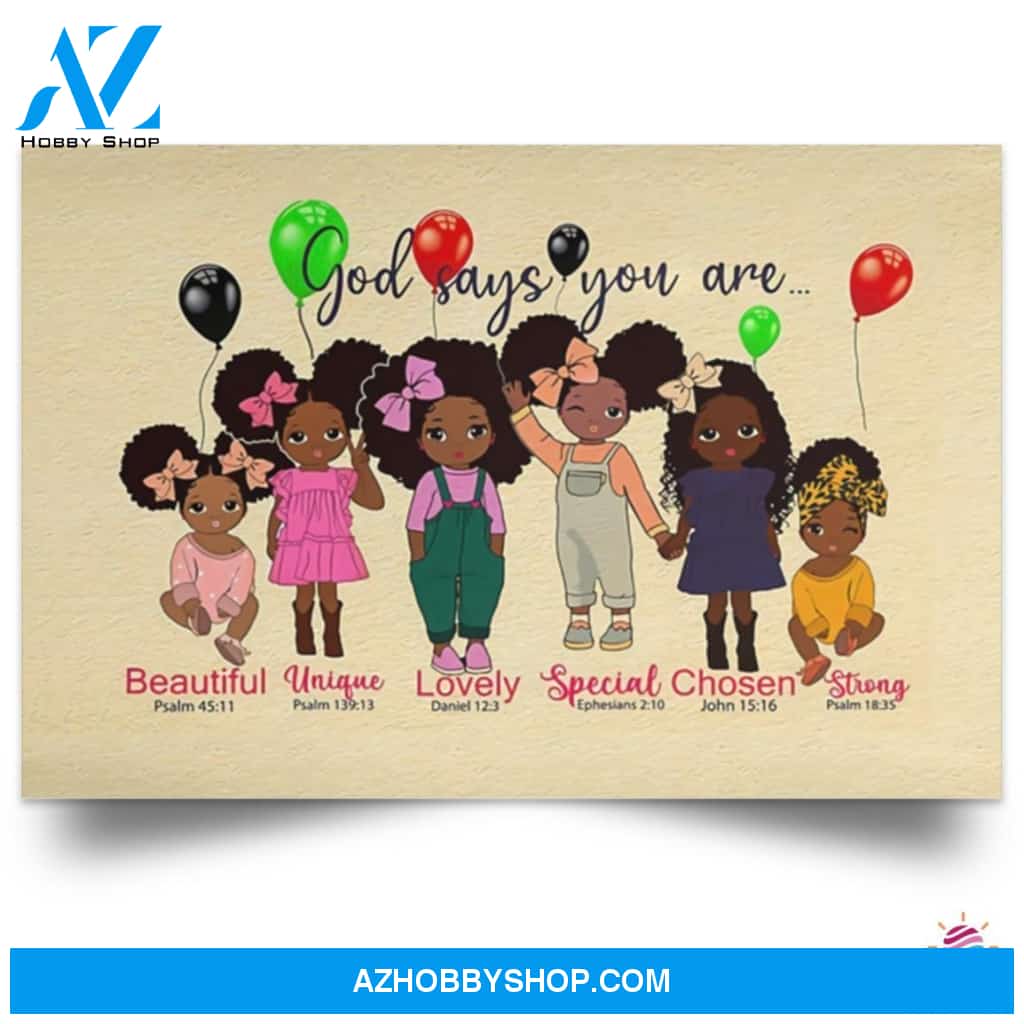 Black Pride Gift For Hippie Black Girls God Says You Are Black Queen Black People Canvas Ch Hippie Poster Canvas Black And Proud 365