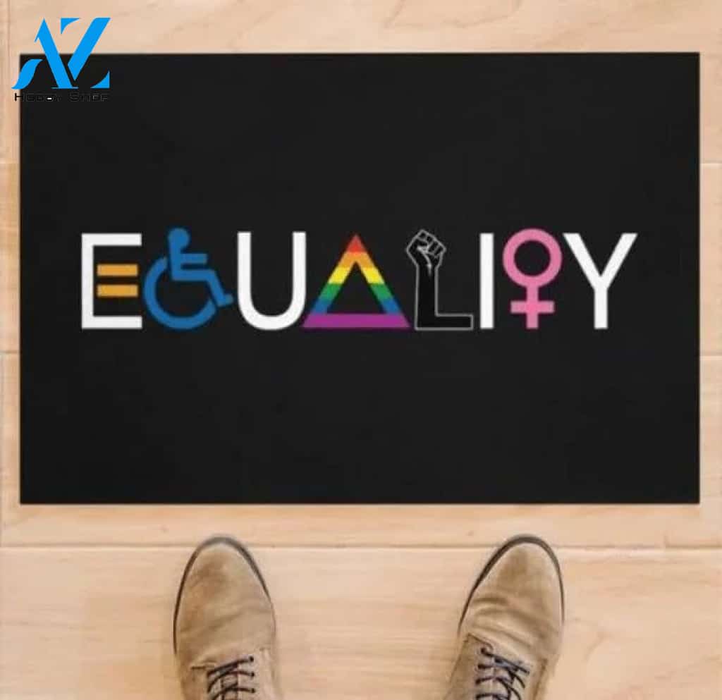 Black Pride LGBT Doormat