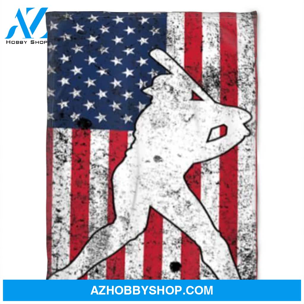 Blanket Baseball Flag. Soft Blankets, Fleece Blankets,Gift Home Decor Bedding Couch Sofa Soft and Comfy Cozy
