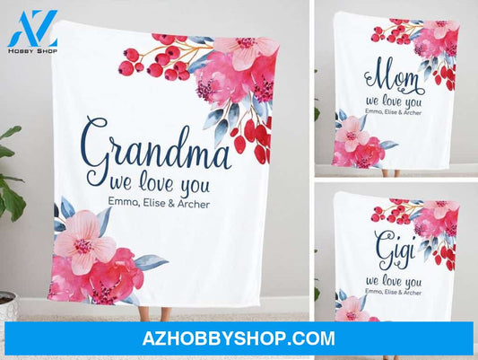 Blanket For Grandma, Nana Blanket, Grandma Blanket