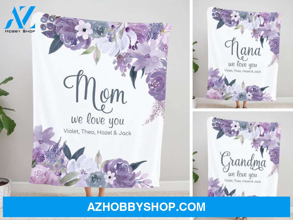 Blanket For Mom, Grandma Blanket, Mom Blanket, Nana Blanket, Mimi Blanket