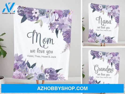 Blanket For Mom, Grandma Blanket, Mom Blanket, Nana Blanket, Mimi Blanket