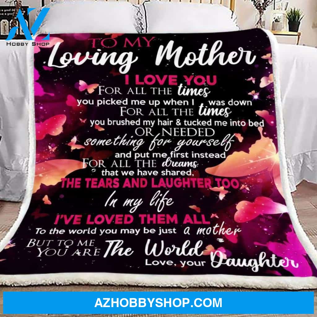 Blanket Mothers Day Gifts Daughter To Mom Butterfly Fleece Blanket Best Gifts For Mom