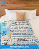 Blanket Mothers Day Gifts Mom To Daughter Butterfly Love You Moon And Back Fleece Blanket Gift Mom
