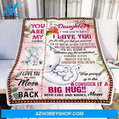 Blanket Mothers Day Gifts Mom To Daughter Elephant Fleece Blanket Best Gifts For Mom