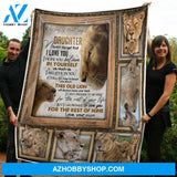 Blanket Mothers Day Gifts To My Daughter Lion King Always Have Your Back Fleece Blanket Unique Gifts